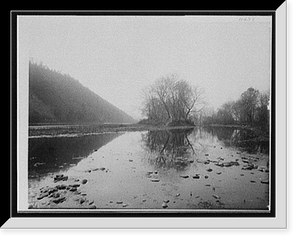 Historic Framed Print, [Chemung River, Elmira, N.Y.],  17-7/8" x 21-7/8"