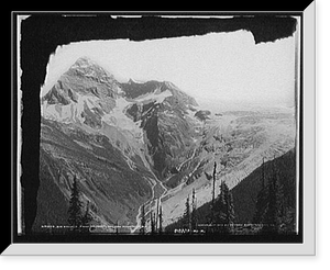Historic Framed Print, Sir Donald from Mt. Abbott, Selkirk Mts., B.C.,  17-7/8" x 21-7/8"