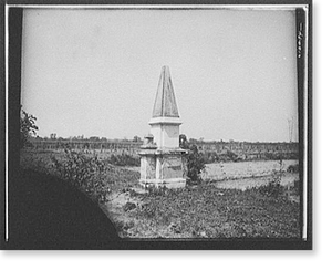 Antique Architecture - Westover, Virginia - Monument of Col