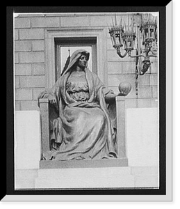Boston, Mass., Boston Public Library, Science(statue), Bela L. Pratt, Vintage Wall Art
