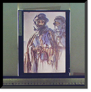 Historic Framed Print, Bedouins,  17-7/8" x 21-7/8"