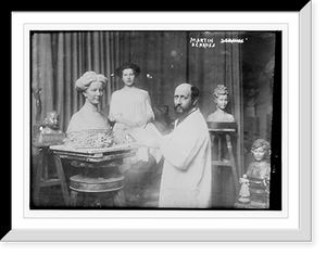 Historic Framed Print, Martin Schauss,  17-7/8" x 21-7/8"