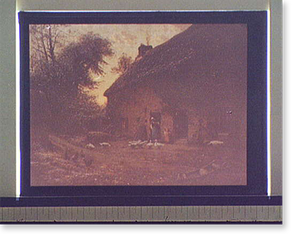 Black & White Photo - The birthplace of Francois Millet at Gruchy