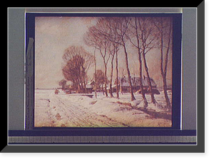 Snow clad fields in morning light - 2 Classic, Antique Wall Art