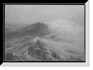 Historic Framed Print, [The North Atlantic],  17-7/8" x 21-7/8"
