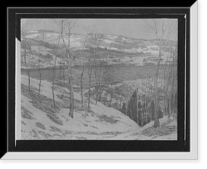Across the river, Antique Print