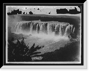Historic Framed Print, [Juanacatlan Falls near Guadalajara],  17-7/8" x 21-7/8"