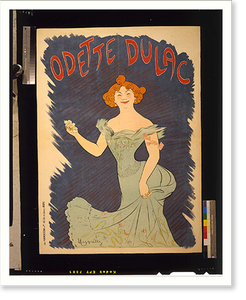 Odette Dulac. L. Cappiello, Antique Poster