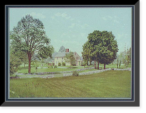 Vintage Photo Print - Whittier's birthplace, Haverhill