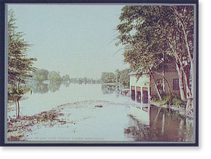 Antique Architecture - The Lake at Mt. Holyoke College, South Hadley