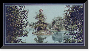 Historic Framed Print, Michigan, the lighthouse, Palmer Park, Detroit,  17-7/8" x 21-7/8"