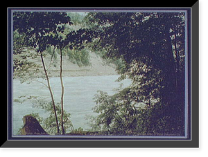 Historic Framed Print, Niagara, Gorge from Niagara Glen,  17-7/8" x 21-7/8"