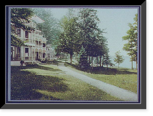 Cottage Row, Chautauqua, New York, Vintage Poster