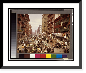 Vintage Street Scene - New York City - Mulberry Street