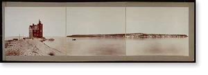 Vintage Landscape - Mackinac Island - from Round Island
