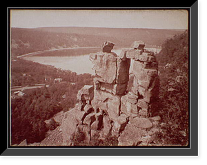 Historic Framed Print, Devil's Lake, Wis., Devil's doorway,  17-7/8" x 21-7/8"