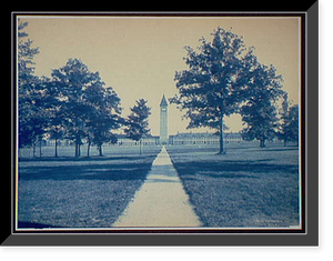 Historic Framed Print, Fort Sheridan, Ill. general quarters,  17-7/8" x 21-7/8"