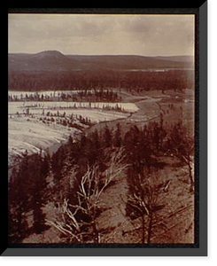 Historic Framed Print, Hell's Half Acre, Yellowstone Nat'l Park - 4,  17-7/8" x 21-7/8"