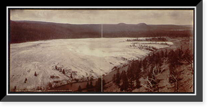 Historic Framed Print, Hell's Half Acre, Yellowstone Nat'l Park - 5,  17-7/8" x 21-7/8"
