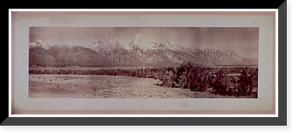 Historic Framed Print, Teton Range, Wy.,  17-7/8" x 21-7/8"