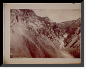 Historic Framed Print, Yellowstone Canon, from the falls - 2,  17-7/8" x 21-7/8"