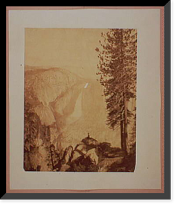 Historic Framed Print, Yosemite Valley, California. The falls,  17-7/8" x 21-7/8"