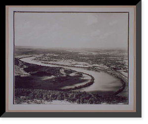 Chattanooga and the Tennessee River, from Lookout Mountain, Antique Poster