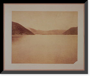 Historic Framed Print, Peekskill Bay and the Narrows,  17-7/8" x 21-7/8"