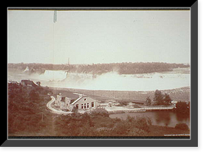 Historic Framed Print, Fall View, Niagara - 5,  17-7/8" x 21-7/8"