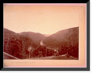 Historic Framed Print, Buckhorn Wall, 2500 feet above sea level - 3,  17-7/8" x 21-7/8"