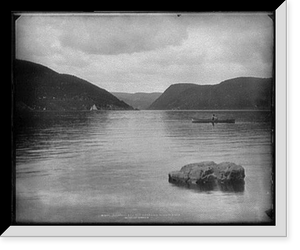 Historic Framed Print, Peekskill Bay and the Narrows, Hudson River,  17-7/8" x 21-7/8"