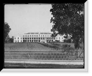 Historic Framed Print, Convent near Hester's, Louisiana,  17-7/8" x 21-7/8"