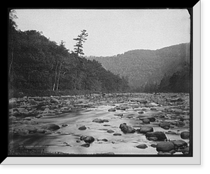 Historic Framed Print, Elk Cottage, North Branch of the Potomac,  17-7/8" x 21-7/8"