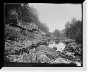 Historic Framed Print, Hanging Rock - 3,  17-7/8" x 21-7/8"