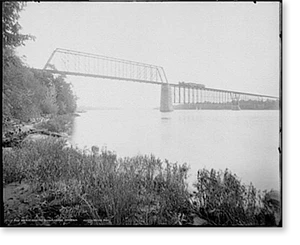 Black & White Photo - Bridge over the Susquehanna, Phila. Div