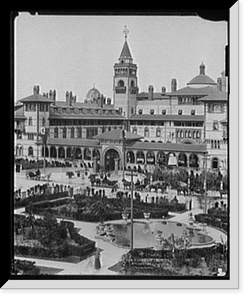 Historic Framed Print, The Ponce de Leon, St. Augustine, Fla. - 5,  17-7/8" x 21-7/8"