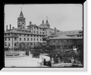 Alcazar from Hotel Ponce de Leon, St. Augustine, Florida - 2 Classic, Antique Poster