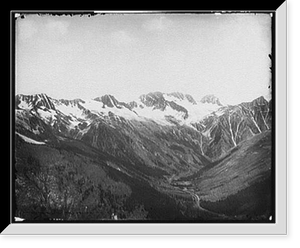 Historic Framed Print, Heart of the Selkirks, British Columbia, Canada,  17-7/8" x 21-7/8"