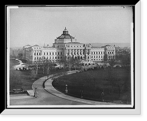 Antique Architecture - The Library of Congress - Antique Wall Decor Print