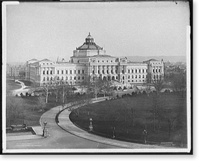Antique Architecture - The Library of Congress - Antique Wall Decor Print