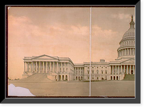 The Capitol at Washington - 14, Vintage Print