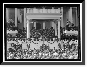 Historic Framed Print, HARDING INAUGURATION,  17-7/8" x 21-7/8"