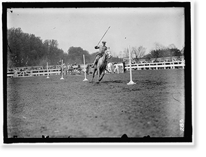 Historic Portrait - Horse Shows. Hugh Leagare - Framed Wall Art Gift Idea