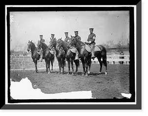Historic Framed Print, HORSE SHOWS. U.S. CAVALRY - 2,  17-7/8" x 21-7/8"