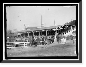 Historic Framed Print, HORSE SHOWS. GENERAL VIEWS - 4,  17-7/8" x 21-7/8"