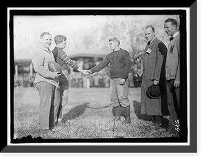 Historic Framed Print, FOOTBALL. GEORGETOWN UNIVERSITY GAME - 2,  17-7/8" x 21-7/8"