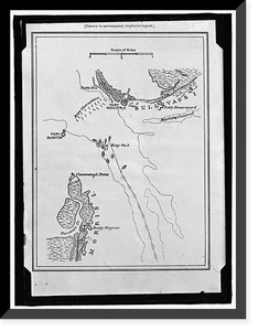 MAP showing Fort Sumpter and Fort Moultrie Classic, Antique Print