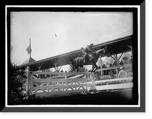 Historic Framed Print, HORSE SHOWS. UNIDENTIFIED ENTRANT,  17-7/8" x 21-7/8"