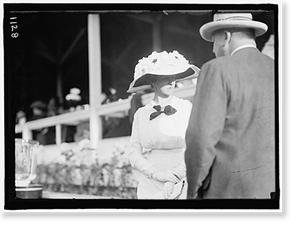 Antique Portrait - Elkins, Katharine; Mrs. William F. Hitt. Horse Show