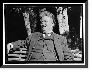 Historic Framed Print, LAFOLLETTE, ROBERT M. REP. FROM WISCONSIN 1885-1891; GOVERNOR, 1901-1906; SENATOR, 1906-1925 - 12,  17-7/8" x 21-7/8"
